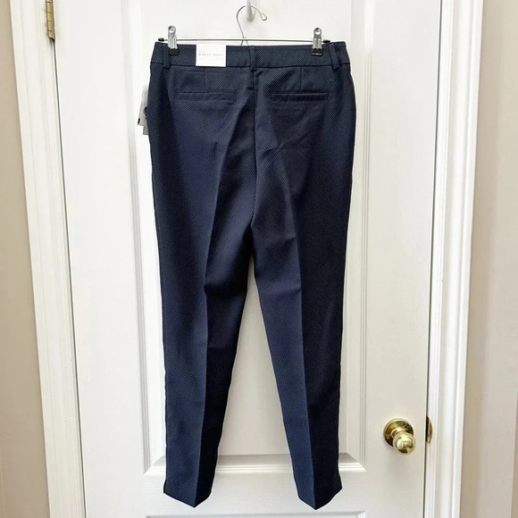 Cleo Every Body Polka Dot Ankle Pant Navy Blue Size 2 NWT - Picture 5 of 15